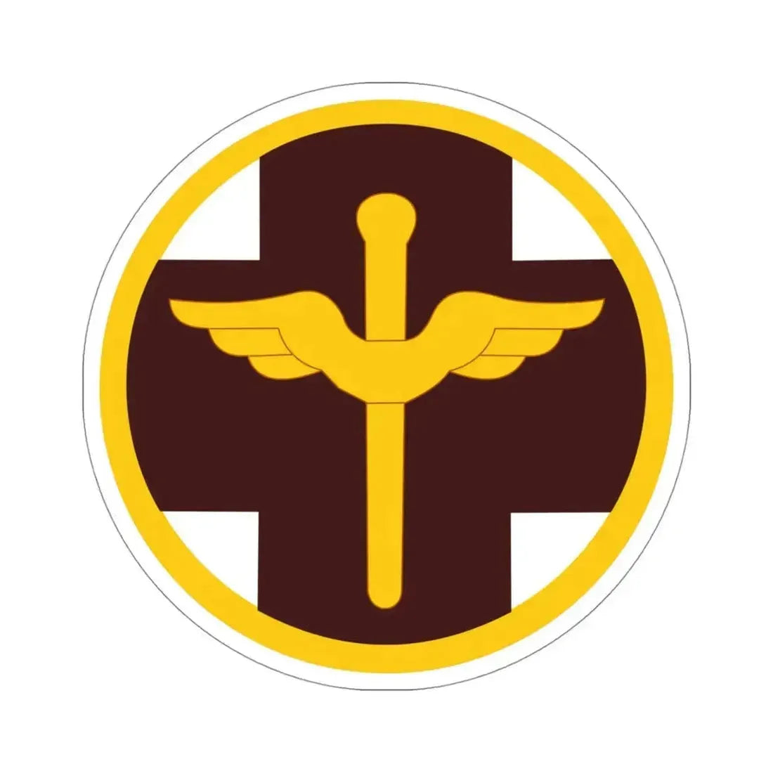 818 Medical Brigade (U.S. Army) STICKER Vinyl Die-Cut Decal 4 Inch - The Sticker Space