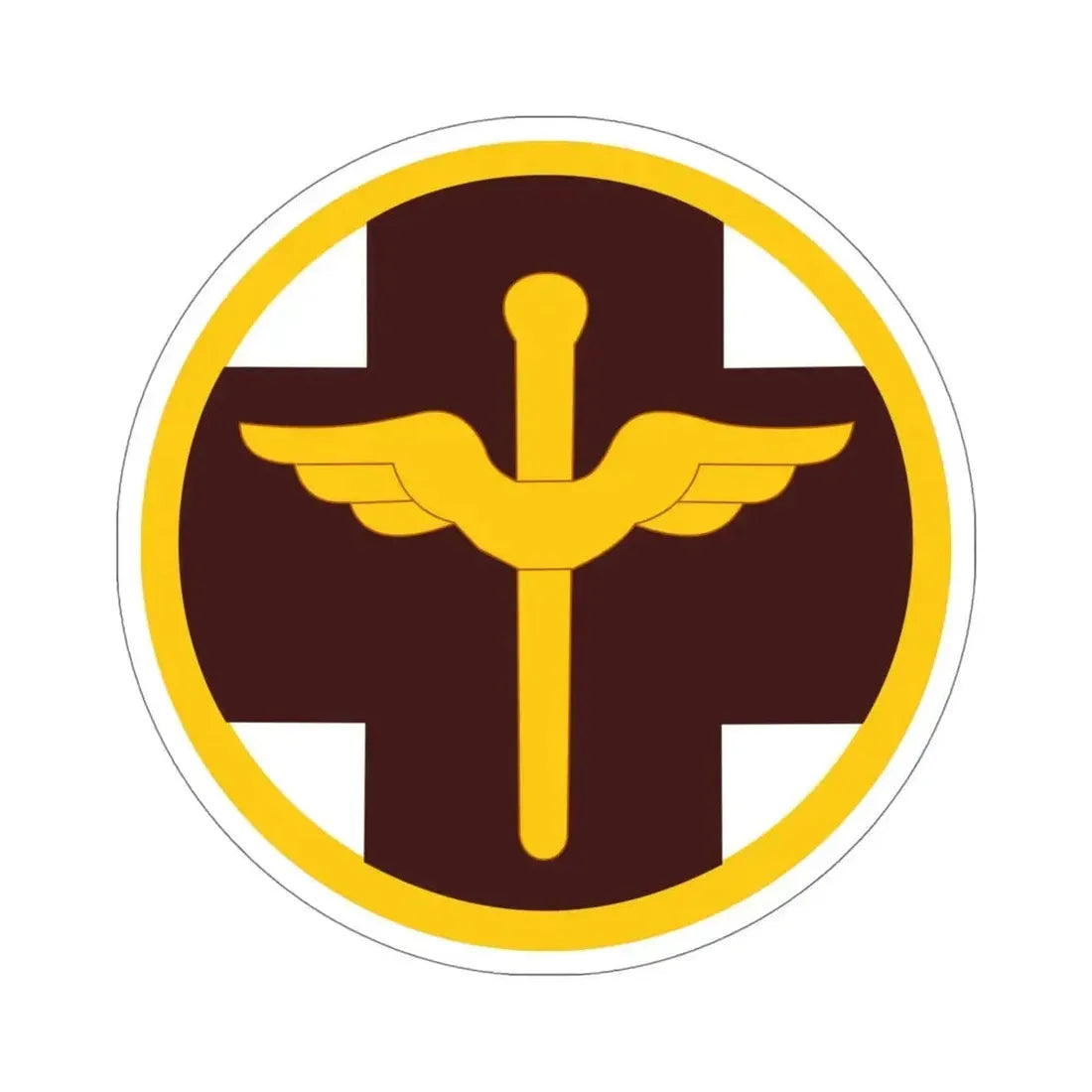 818 Medical Brigade (U.S. Army) STICKER Vinyl Die-Cut Decal 5 Inch - The Sticker Space
