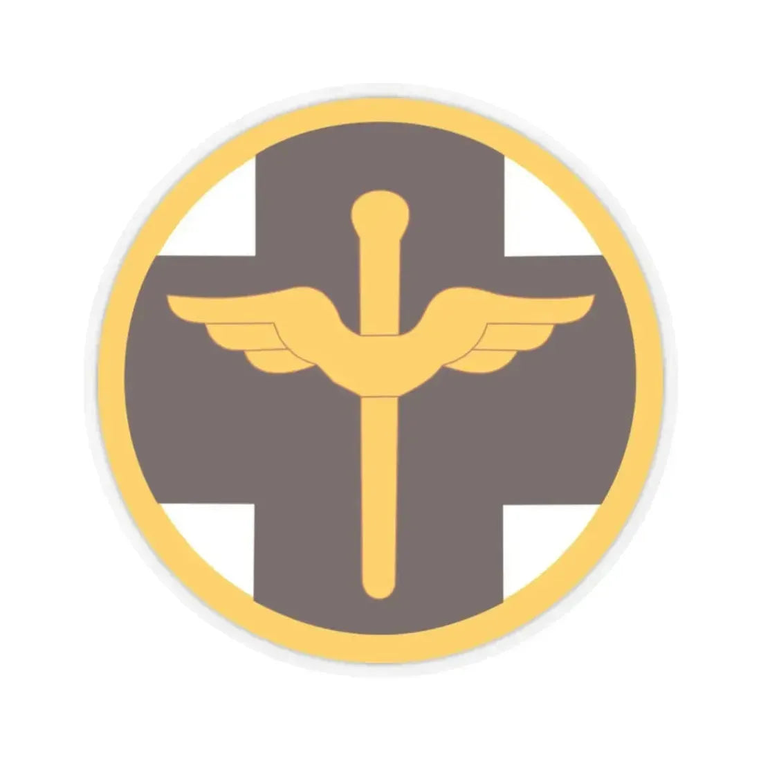 818 Medical Brigade (U.S. Army) STICKER Vinyl Kiss-Cut Decal 2 Inch Transparent - The Sticker Space