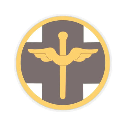 818 Medical Brigade (U.S. Army) STICKER Vinyl Kiss-Cut Decal 3 Inch Transparent - The Sticker Space