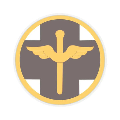 818 Medical Brigade (U.S. Army) STICKER Vinyl Kiss-Cut Decal 4 Inch Transparent - The Sticker Space
