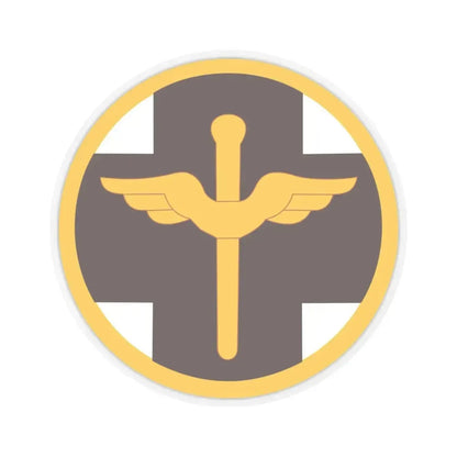 818 Medical Brigade (U.S. Army) STICKER Vinyl Kiss-Cut Decal 6 Inch Transparent - The Sticker Space