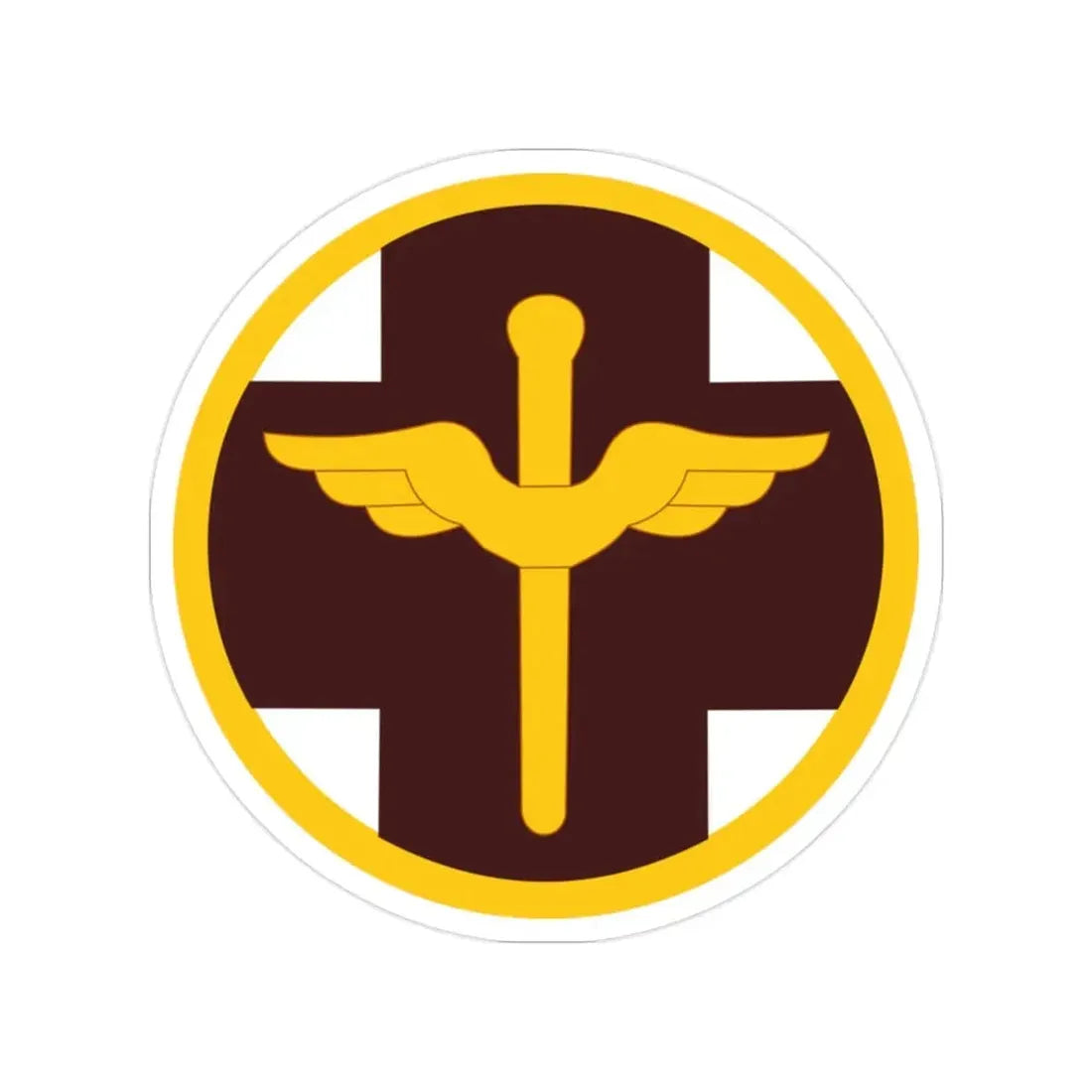 818 Medical Brigade (U.S. Army) Transparent STICKER Die-Cut Vinyl Decal - The Sticker Space