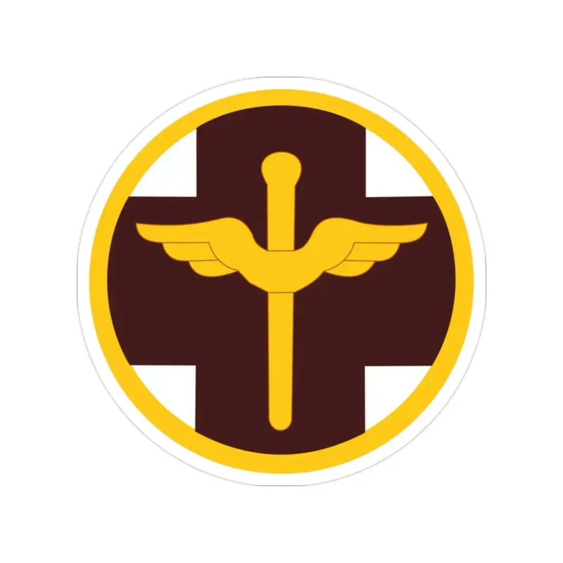 818 Medical Brigade (U.S. Army) Transparent STICKER Die-Cut Vinyl Decal - The Sticker Space