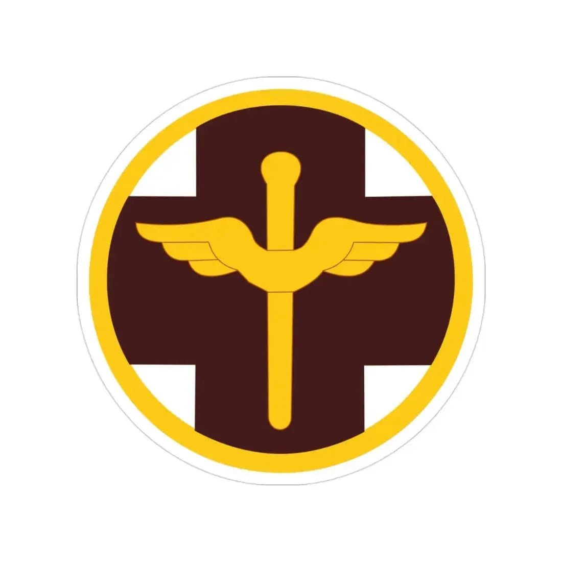 818 Medical Brigade (U.S. Army) Transparent STICKER Die-Cut Vinyl Decal - The Sticker Space