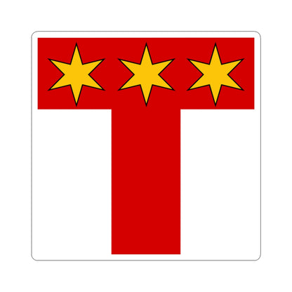 CHE Ammann Flag (Switzerland) STICKER Vinyl Kiss-Cut Decal
