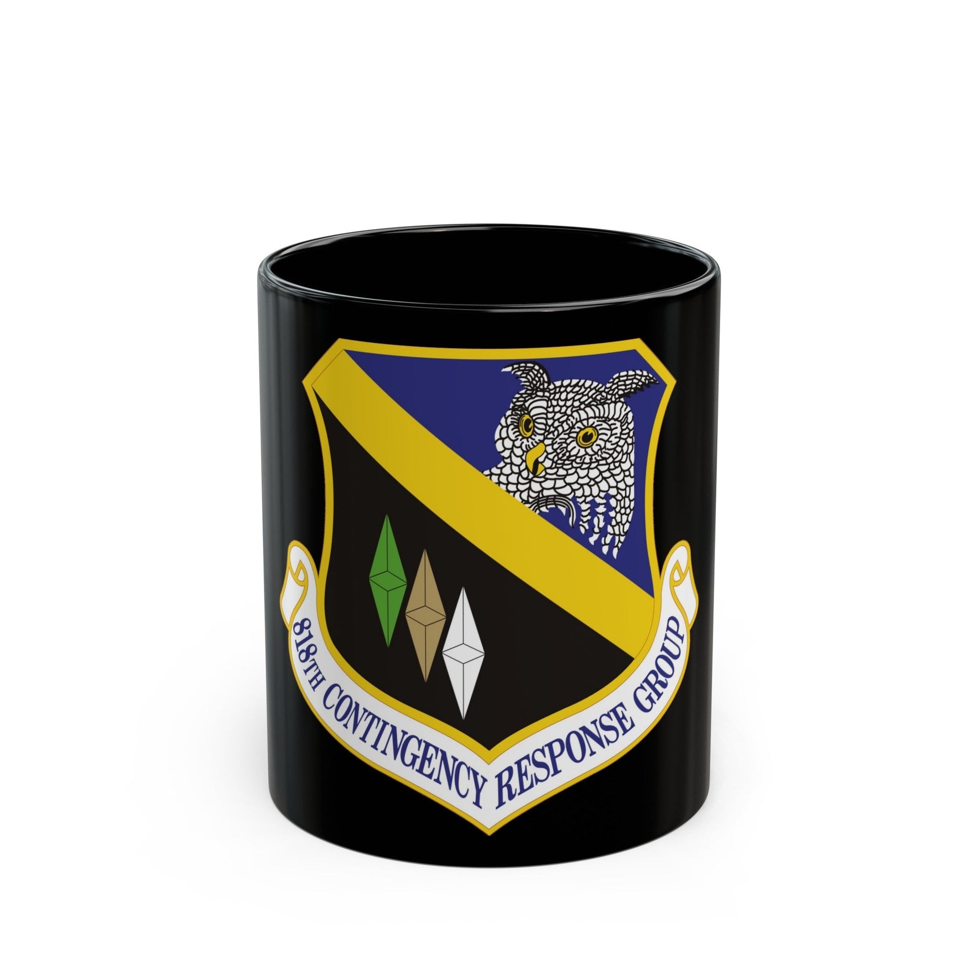 818th Contingency Response Group (U.S. Air Force) Black Coffee Mug-11oz-The Sticker Space