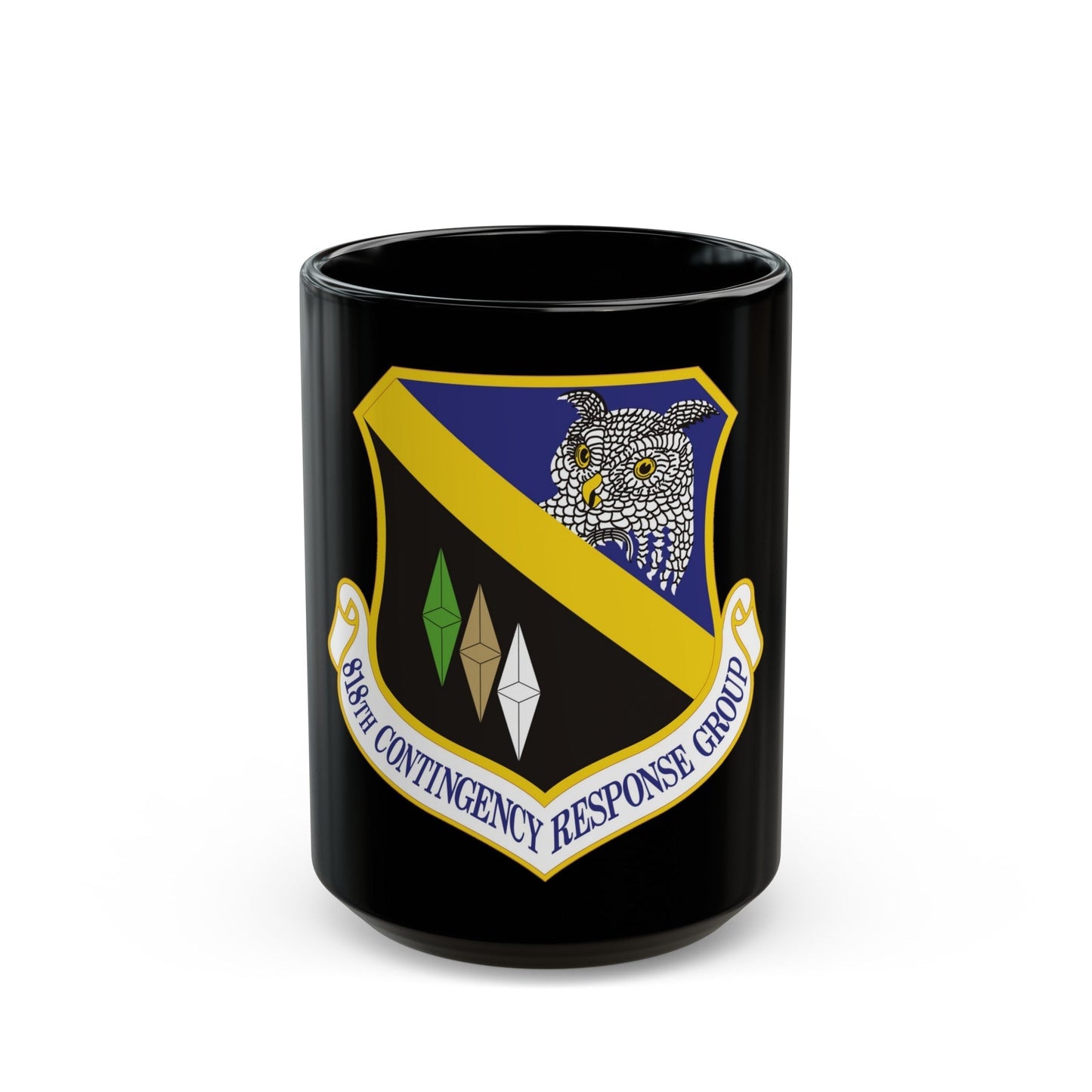 818th Contingency Response Group (U.S. Air Force) Black Coffee Mug-15oz-The Sticker Space