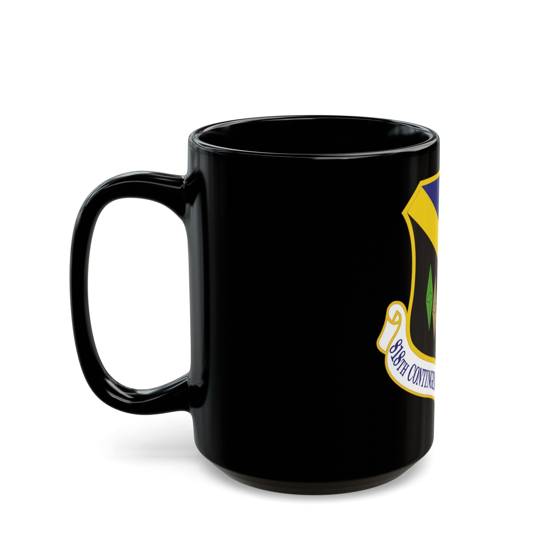 818th Contingency Response Group (U.S. Air Force) Black Coffee Mug-The Sticker Space