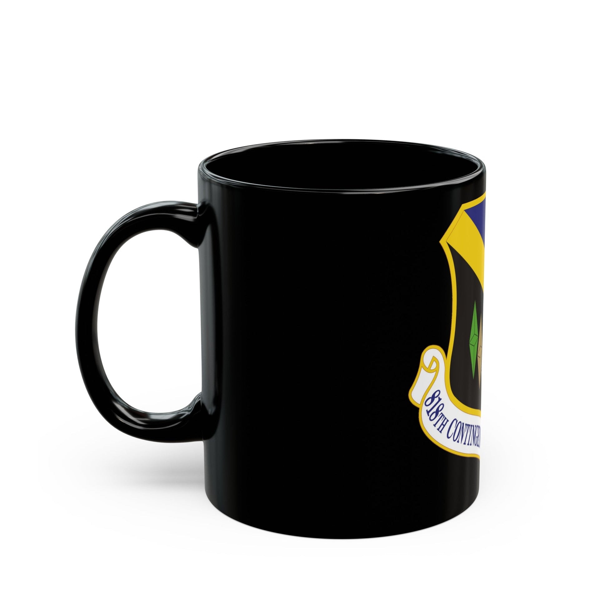 818th Contingency Response Group (U.S. Air Force) Black Coffee Mug-The Sticker Space