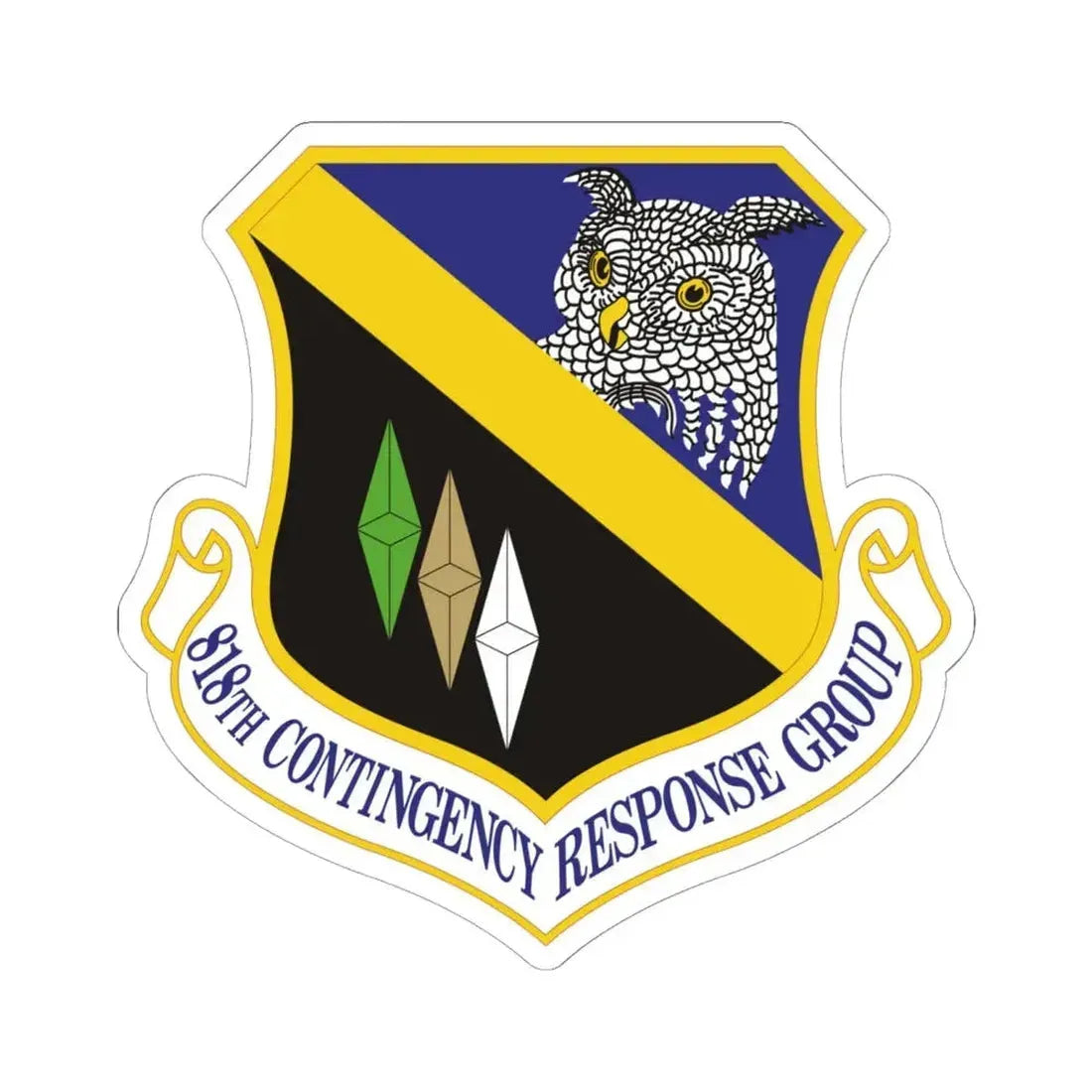 818th Contingency Response Group (U.S. Air Force) STICKER Vinyl Kiss-Cut Decal 6 Inch White - The Sticker Space