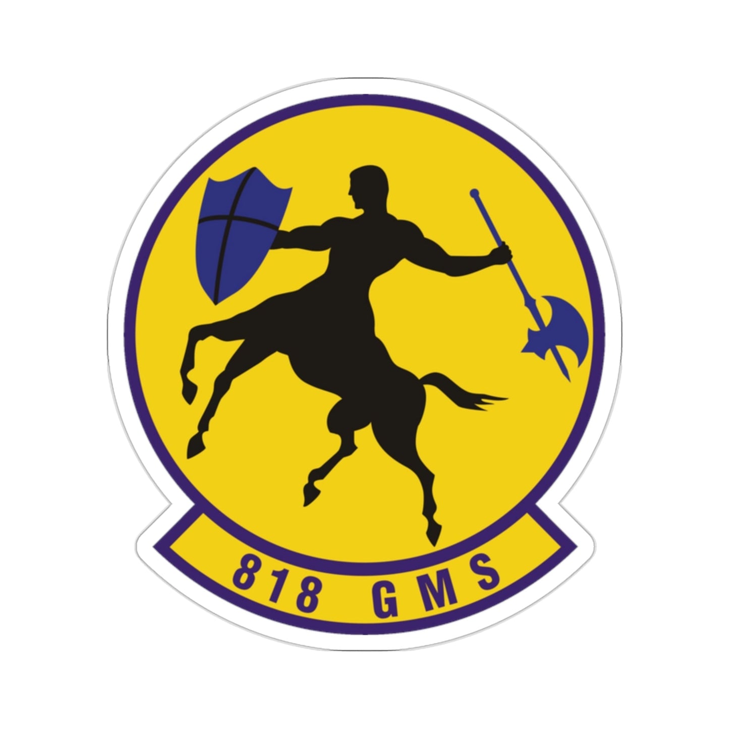 818th Global Mobility Squadron (U.S. Air Force) STICKER Vinyl Die-Cut Decal-2 Inch-The Sticker Space