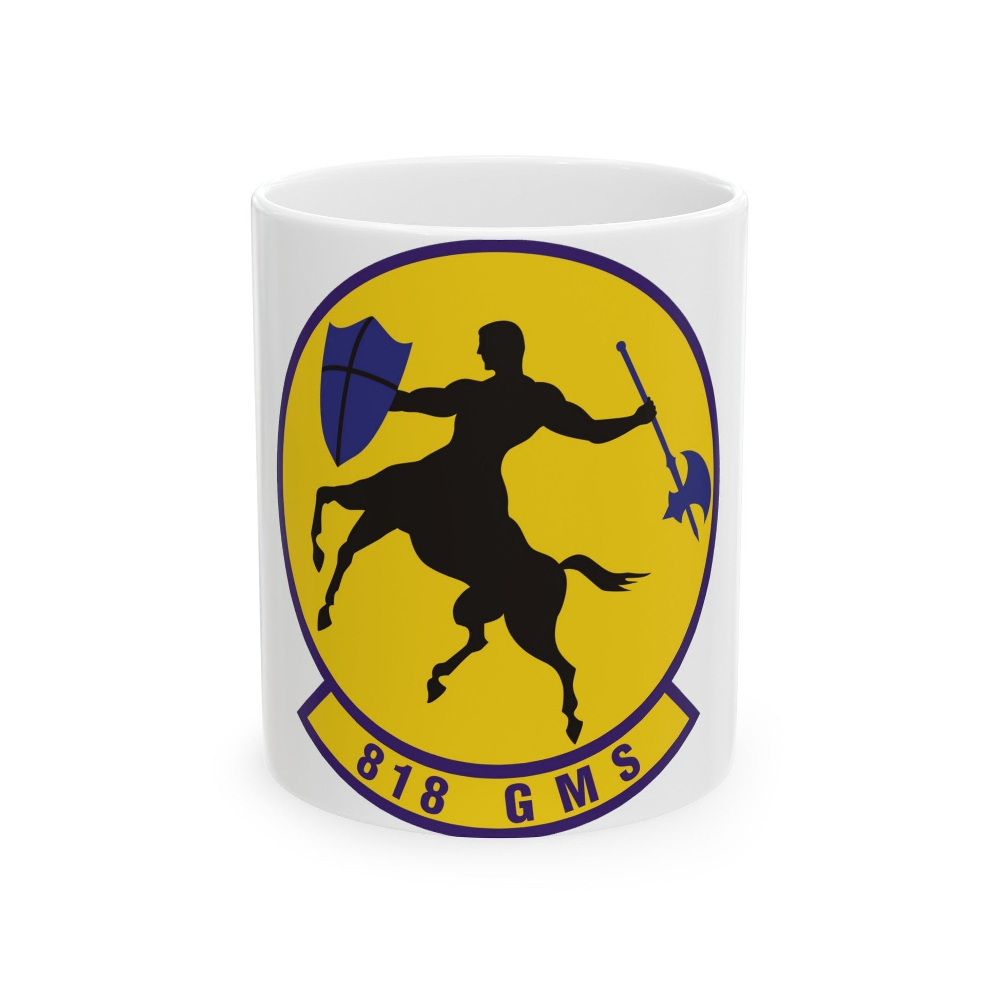 818th Global Mobility Squadron (U.S. Air Force) White Coffee Mug-11oz-The Sticker Space