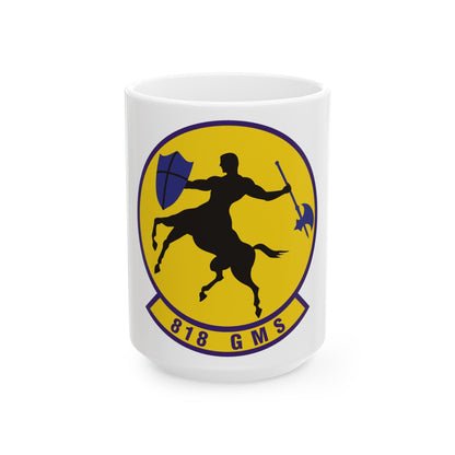 818th Global Mobility Squadron (U.S. Air Force) White Coffee Mug-15oz-The Sticker Space