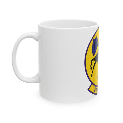 818th Global Mobility Squadron (U.S. Air Force) White Coffee Mug-The Sticker Space