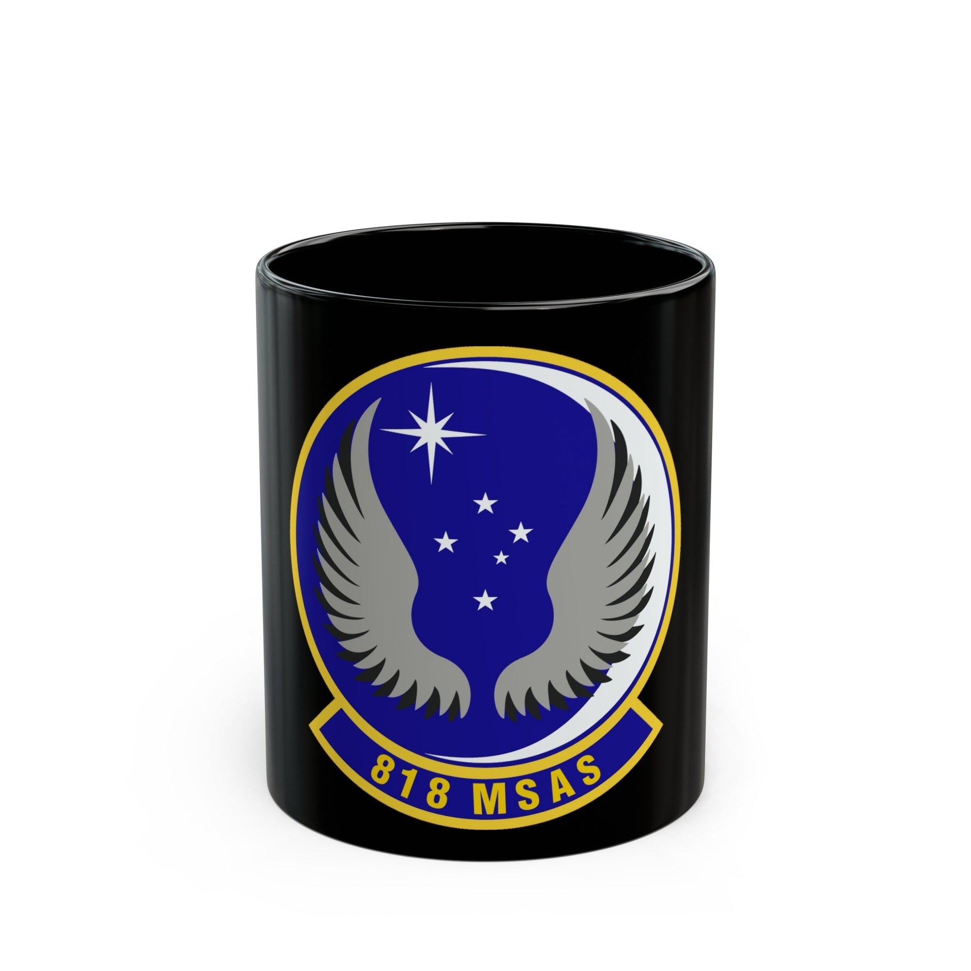 818th Mobility Support Advisory Squadron (U.S. Air Force) Black Coffee Mug-11oz-The Sticker Space