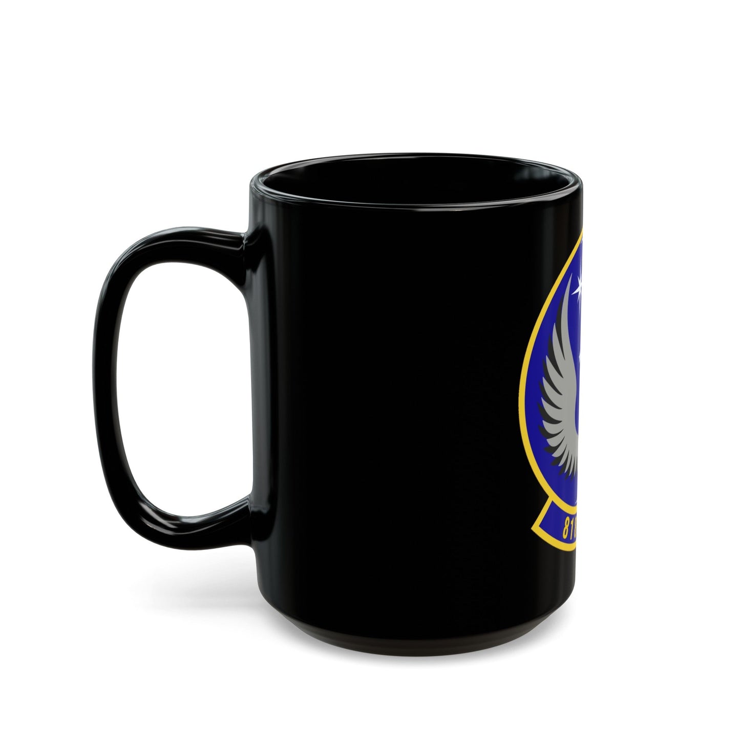 818th Mobility Support Advisory Squadron (U.S. Air Force) Black Coffee Mug-The Sticker Space