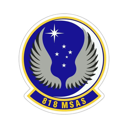 818th Mobility Support Advisory Squadron (U.S. Air Force) STICKER Vinyl Die-Cut Decal 3 Inch - The Sticker Space