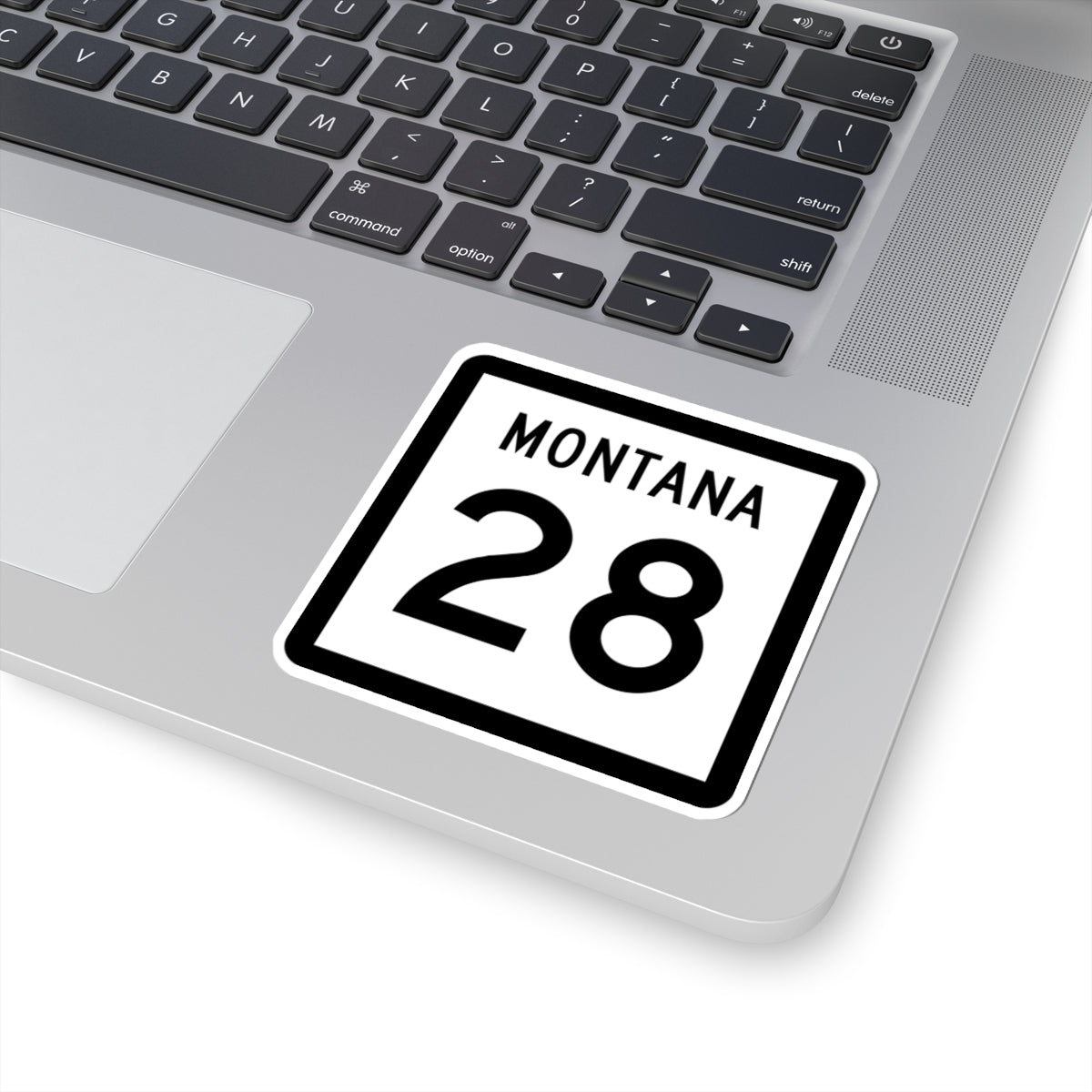 MT-28 (Montana) (Road Sign) STICKER Vinyl Kiss-Cut Decal