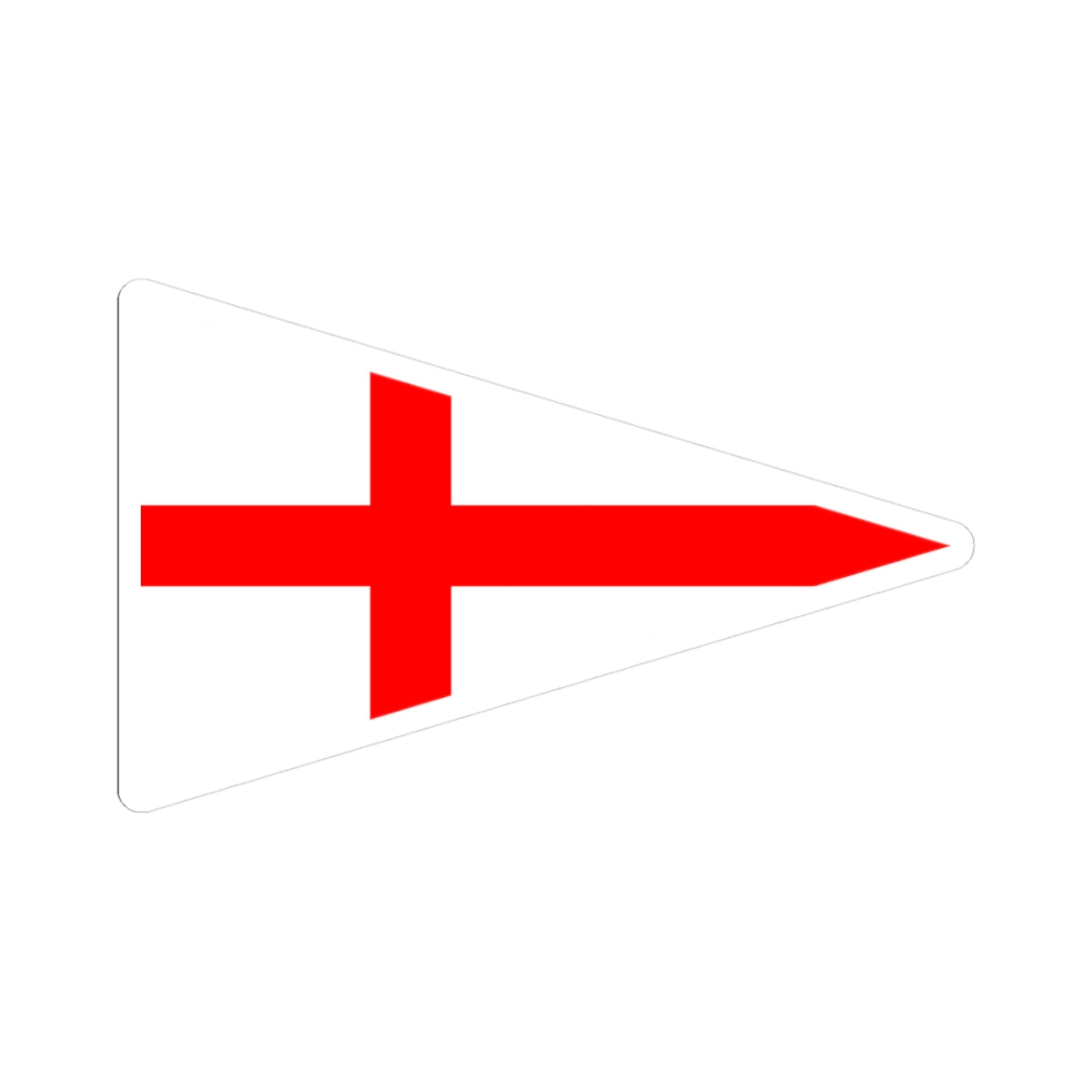 Burgee of c de mar almeria (Spain) STICKER Vinyl Kiss-Cut Decal