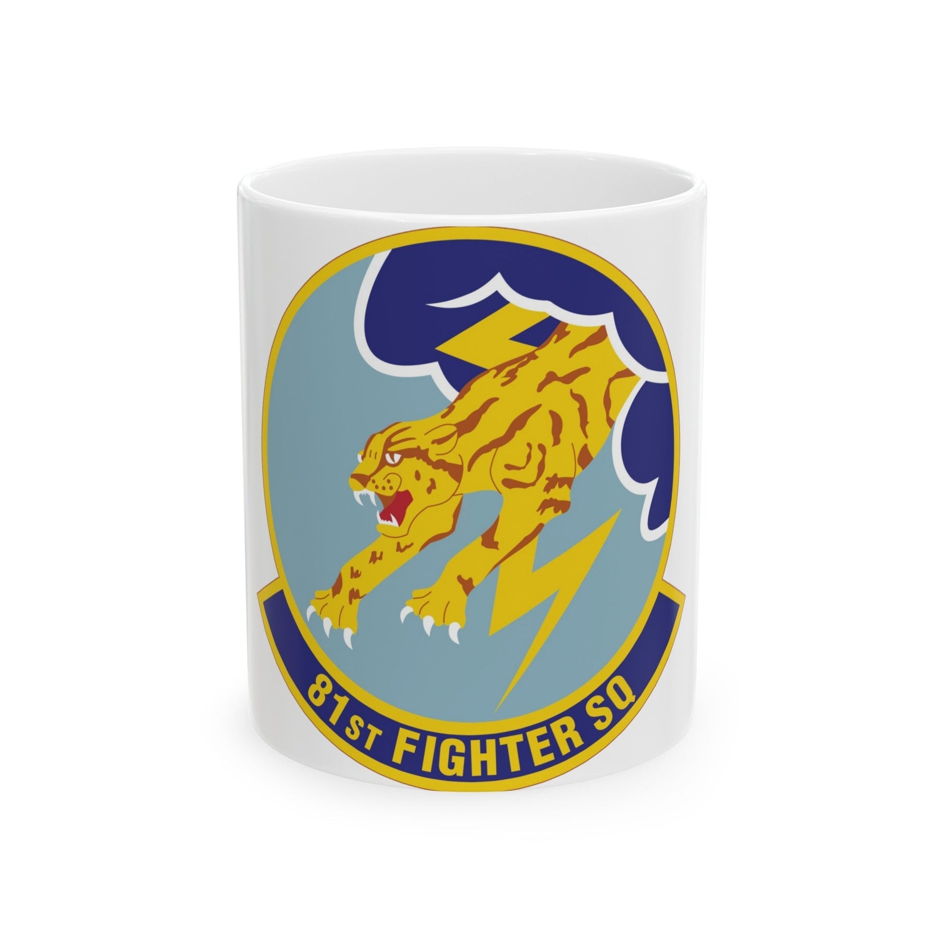 81st Fighter Squadron (U.S. Air Force) White Coffee Mug-11oz-The Sticker Space