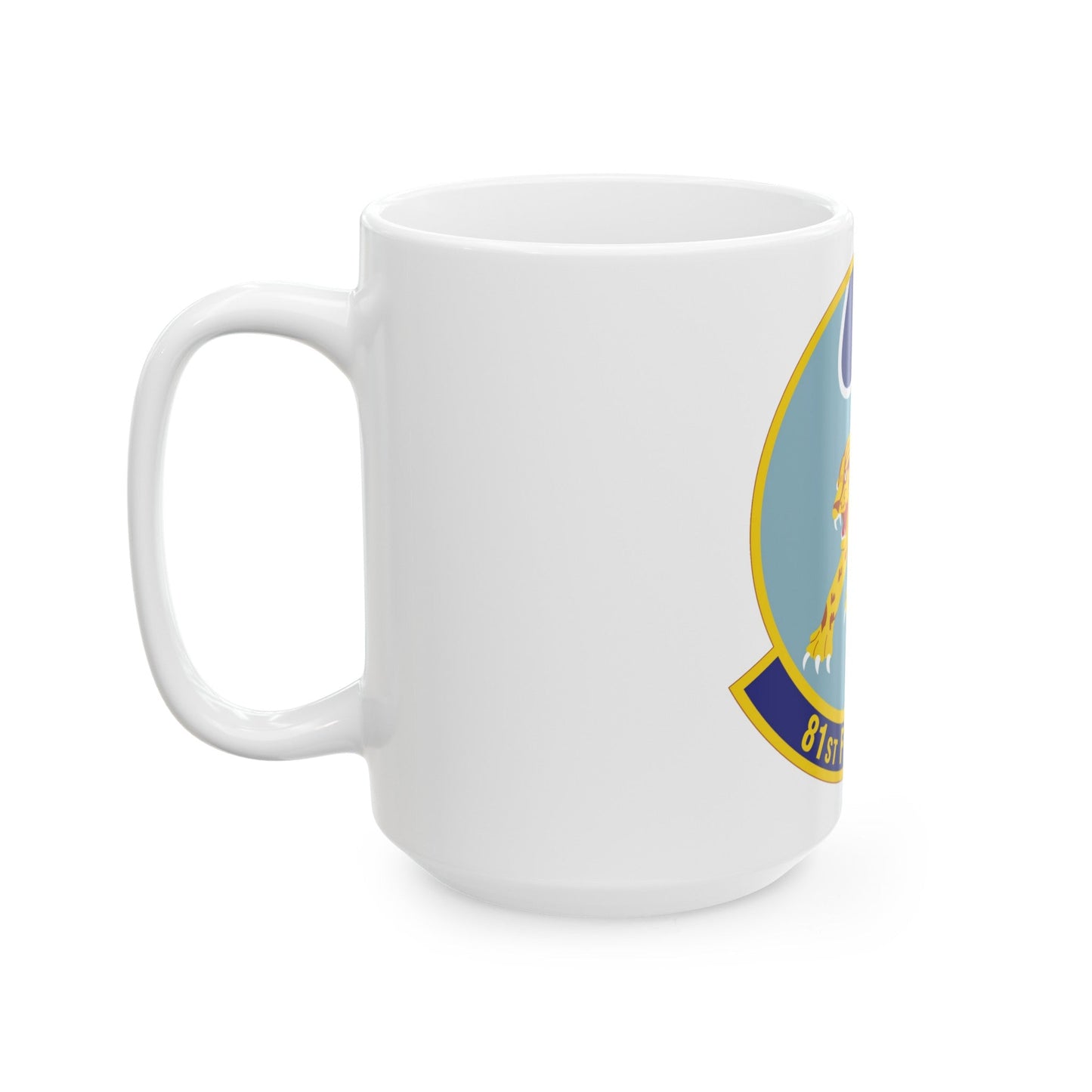 81st Fighter Squadron (U.S. Air Force) White Coffee Mug-The Sticker Space