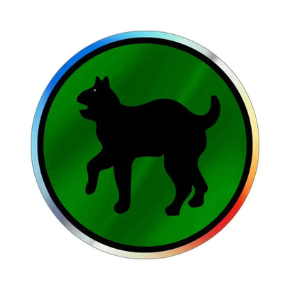 81st Infantry Division SSI (U.S. Army) Holographic STICKER Die-Cut Vinyl Decal 6 Inch Holographic - The Sticker Space