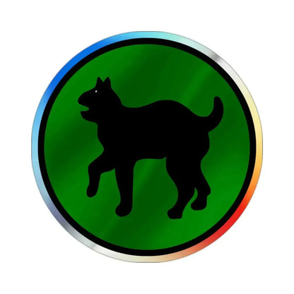 81st Infantry Division SSI (U.S. Army) Holographic STICKER Die-Cut Vinyl Decal - The Sticker Space