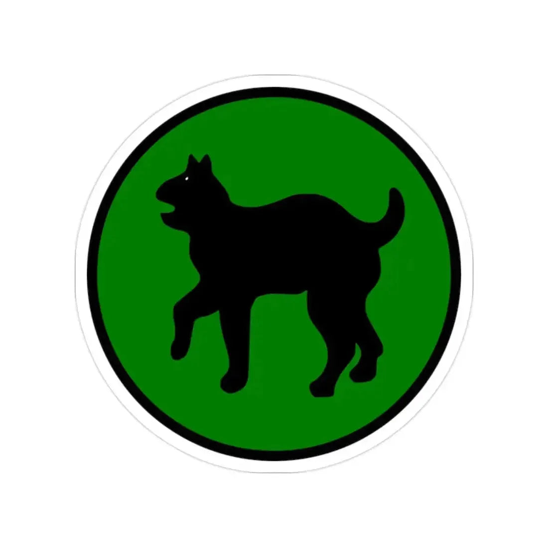81st Infantry Division SSI (U.S. Army) Transparent STICKER Die-Cut Vinyl Decal 2 Inch - The Sticker Space