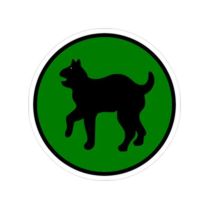 81st Infantry Division SSI (U.S. Army) Transparent STICKER Die-Cut Vinyl Decal 2 Inch - The Sticker Space