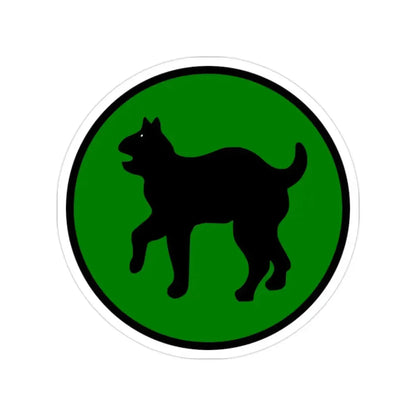 81st Infantry Division SSI (U.S. Army) Transparent STICKER Die-Cut Vinyl Decal 2 Inch - The Sticker Space
