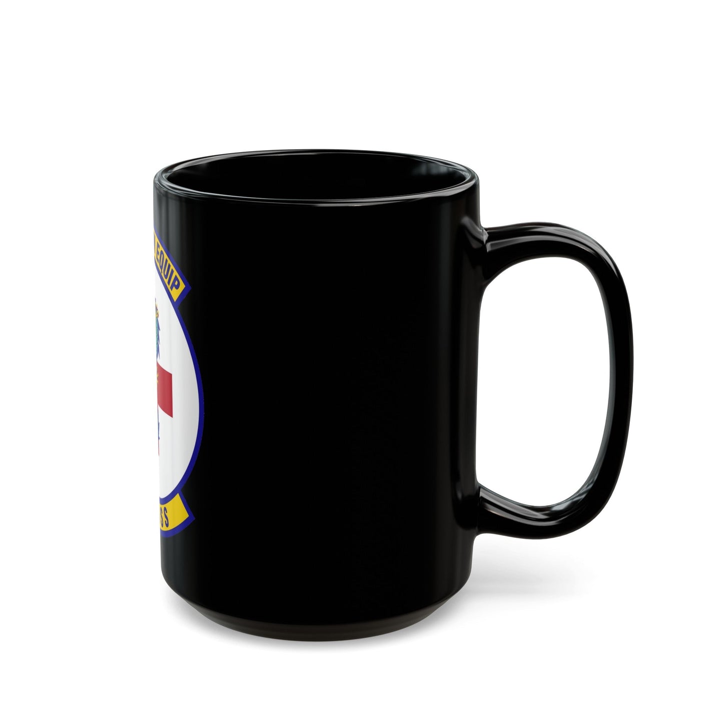 81st Medical Support Squadron (U.S. Air Force) Black Coffee Mug-The Sticker Space