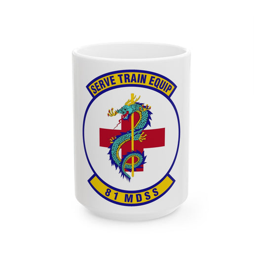 81st Medical Support Squadron (U.S. Air Force) White Coffee Mug-15oz-The Sticker Space