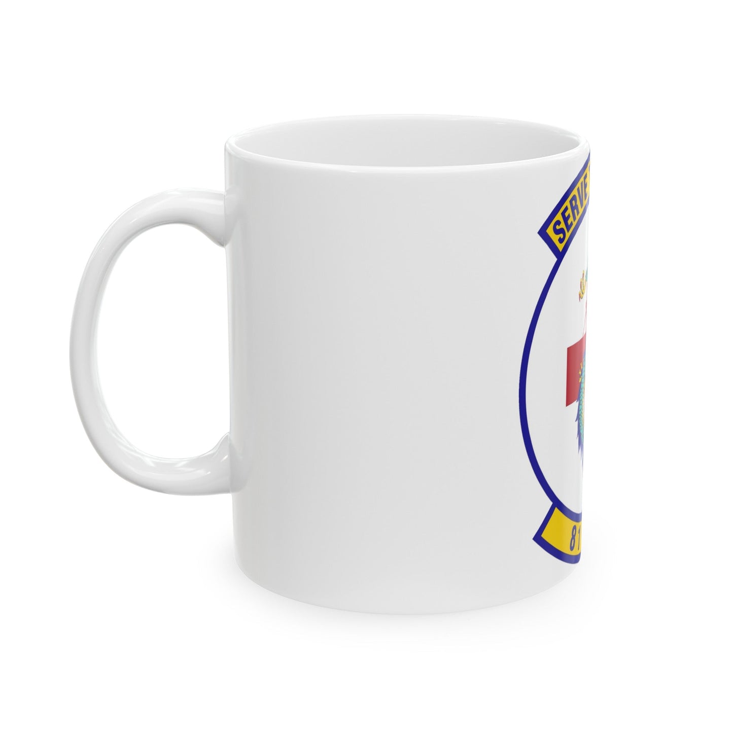 81st Medical Support Squadron (U.S. Air Force) White Coffee Mug-The Sticker Space