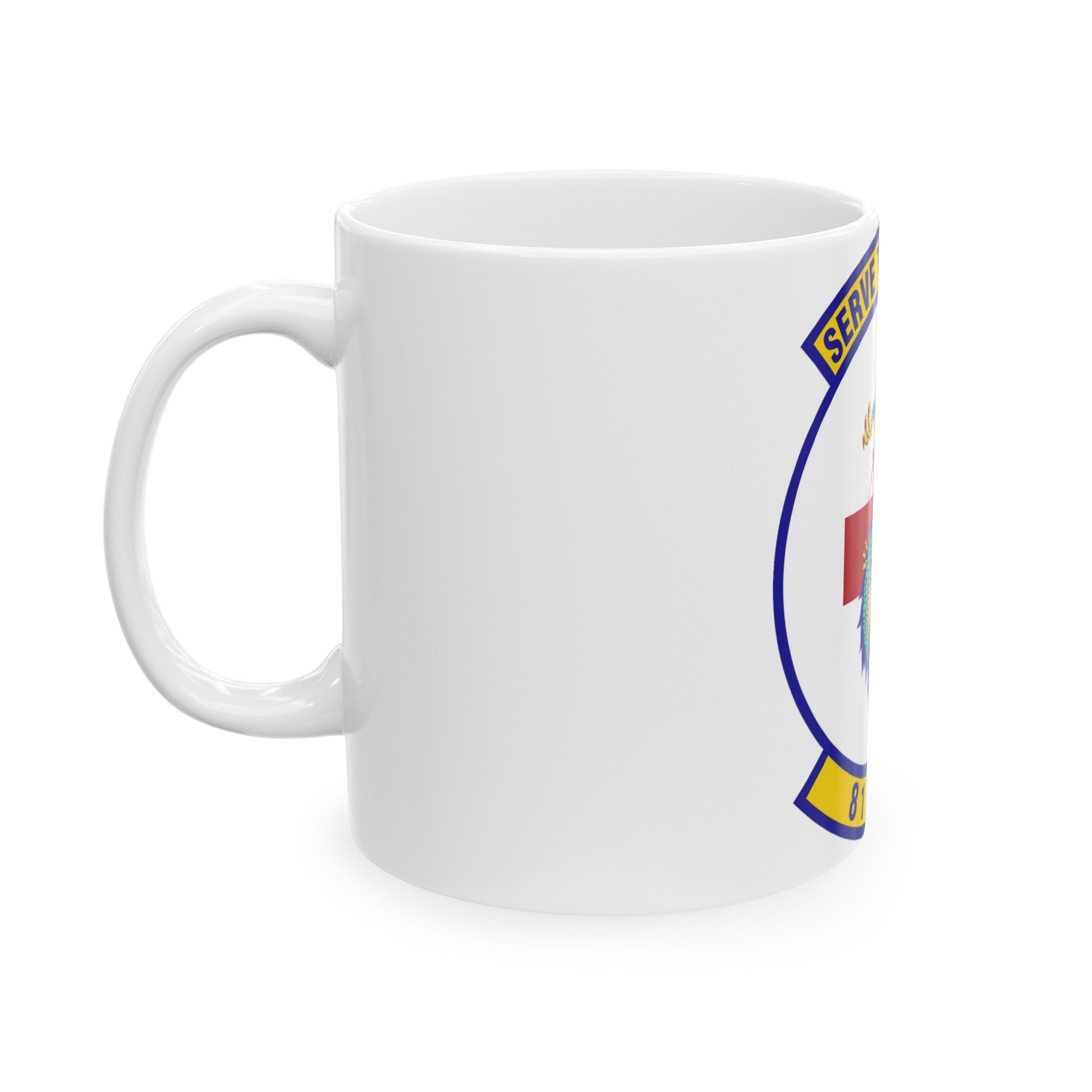 81st Medical Support Squadron (U.S. Air Force) White Coffee Mug-The Sticker Space