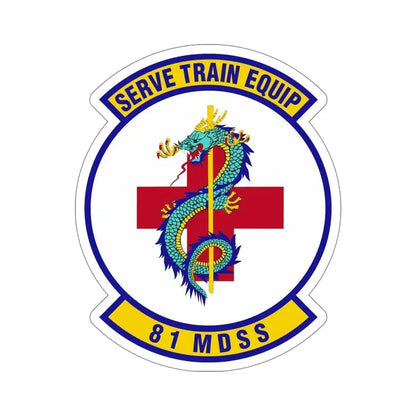 81st Medical Support Squadron (U.S. Air Force) STICKER Vinyl Die-Cut Decal - The Sticker Space