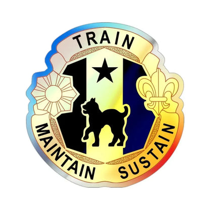 81st Regional Support Cmd DUI (U.S. Army) Holographic STICKER Die-Cut Vinyl Decal - The Sticker Space