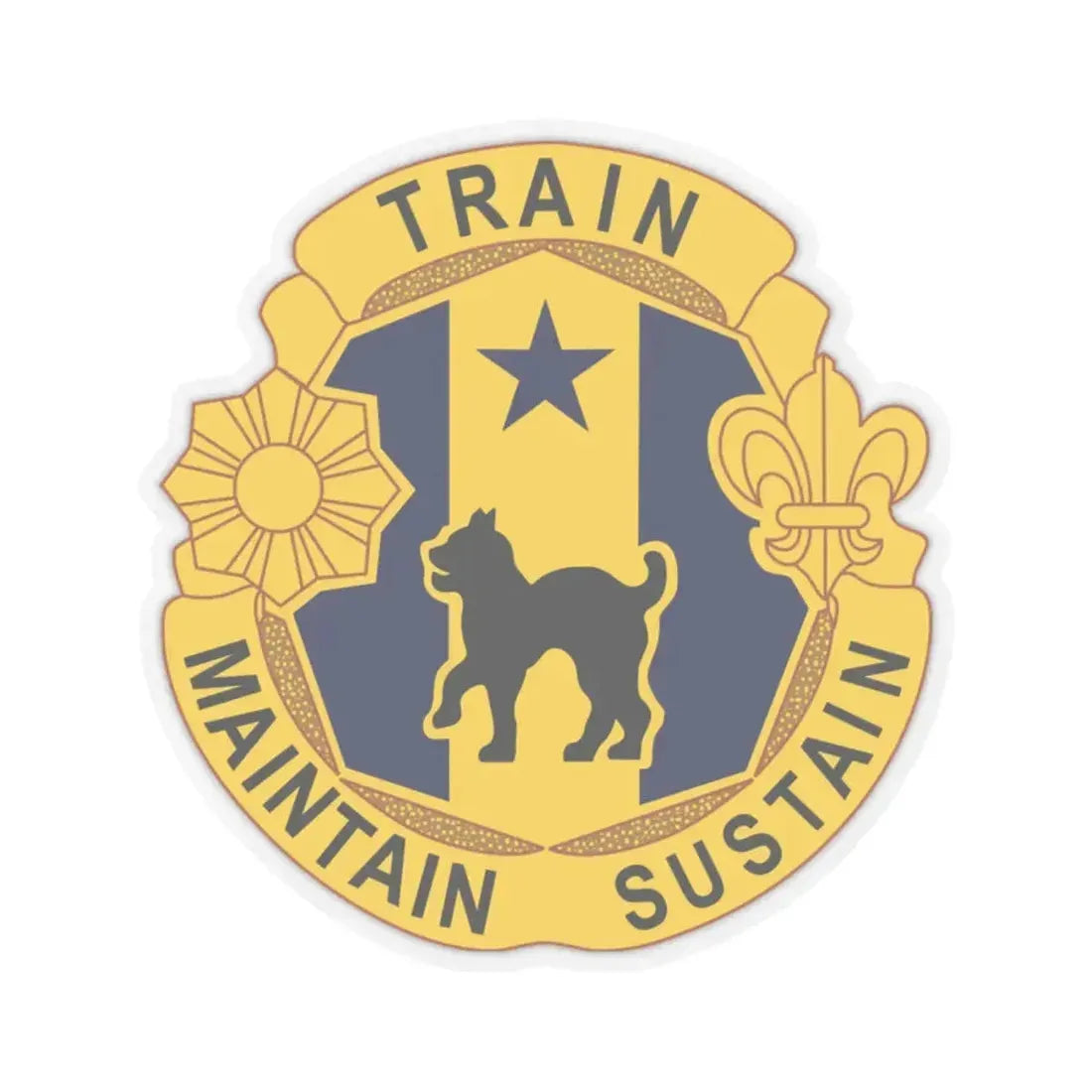 81st Regional Support Cmd DUI (U.S. Army) STICKER Vinyl Kiss-Cut Decal 2 Inch Transparent - The Sticker Space