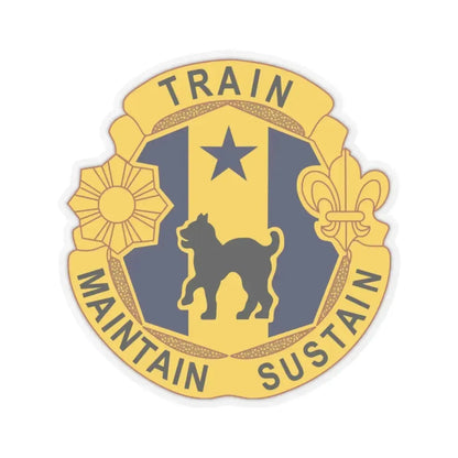 81st Regional Support Cmd DUI (U.S. Army) STICKER Vinyl Kiss-Cut Decal 2 Inch Transparent - The Sticker Space