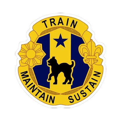 81st Regional Support Cmd DUI (U.S. Army) STICKER Vinyl Kiss-Cut Decal 3 Inch White - The Sticker Space