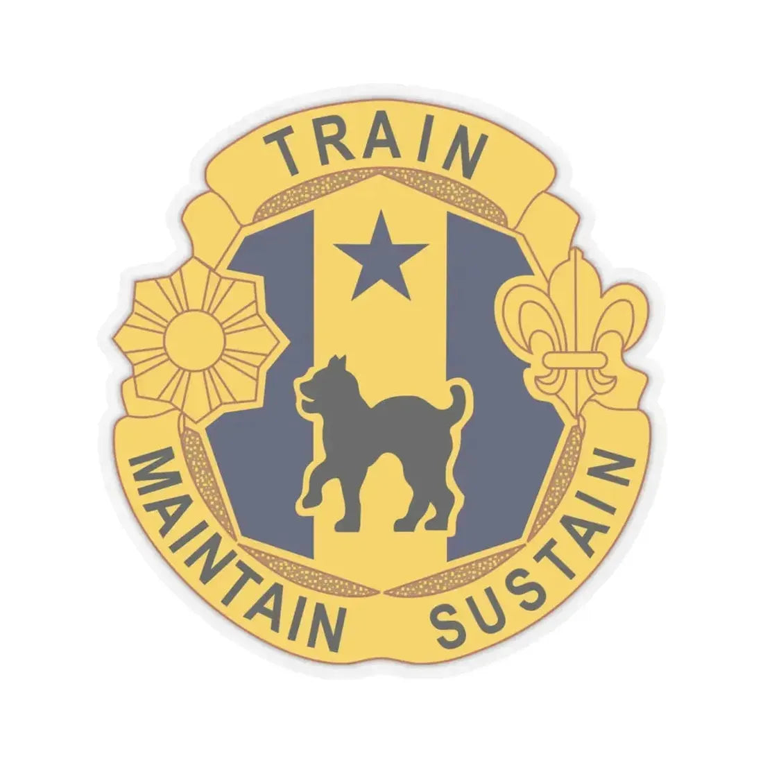 81st Regional Support Cmd DUI (U.S. Army) STICKER Vinyl Kiss-Cut Decal 4 Inch Transparent - The Sticker Space