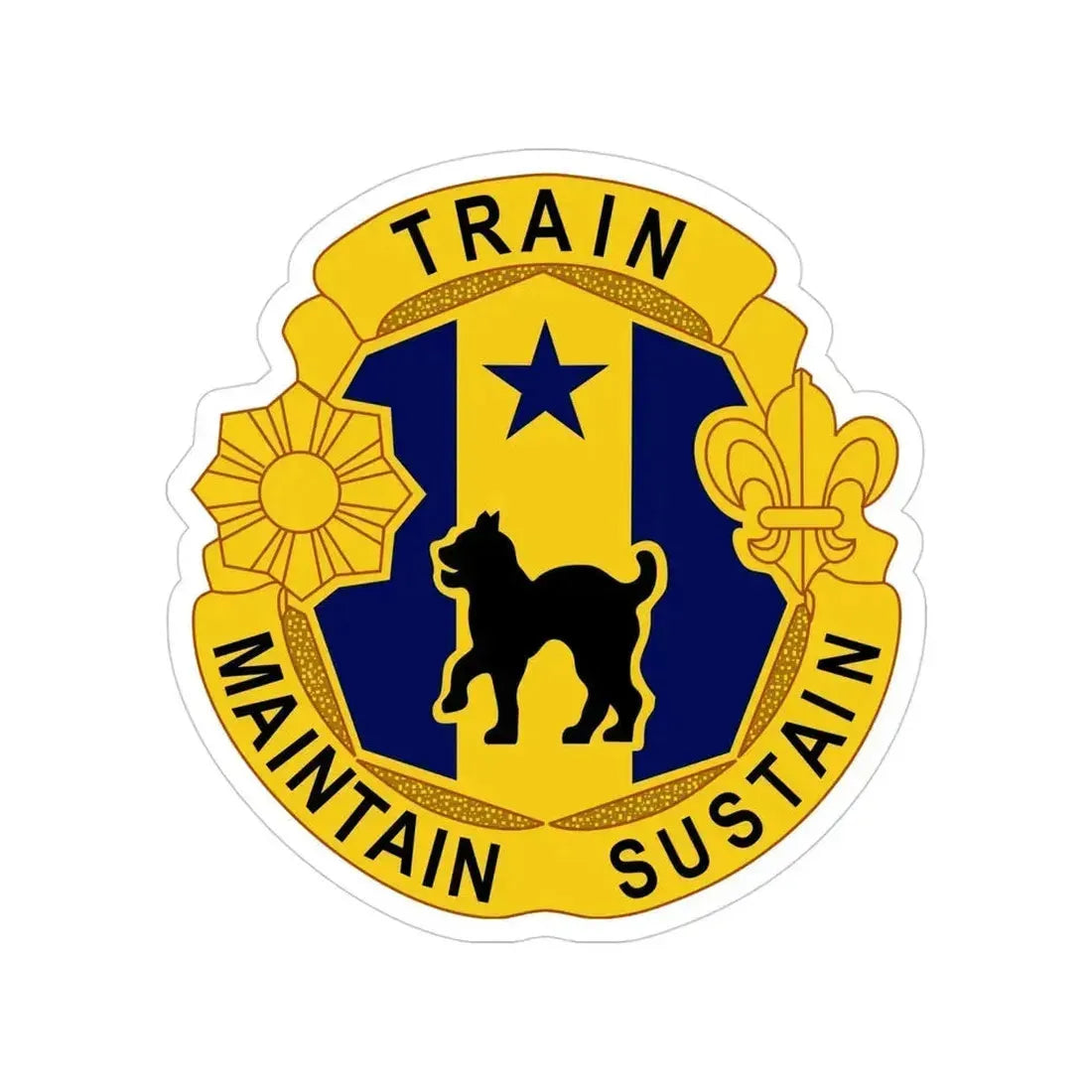 81st Regional Support Cmd DUI (U.S. Army) Transparent STICKER Die-Cut Vinyl Decal 4 Inch - The Sticker Space