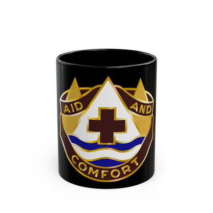 82 Field Hospital (U.S. Army) Black Coffee Mug-11oz-The Sticker Space