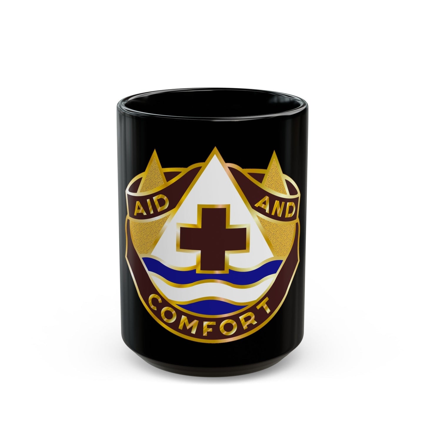 82 Field Hospital (U.S. Army) Black Coffee Mug-15oz-The Sticker Space