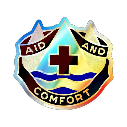 82 Field Hospital (U.S. Army) Holographic STICKER Die-Cut Vinyl Decal - The Sticker Space