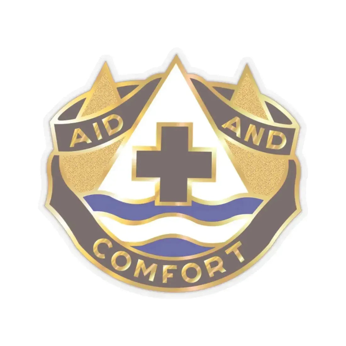 82 Field Hospital (U.S. Army) STICKER Vinyl Kiss-Cut Decal 2 Inch Transparent - The Sticker Space