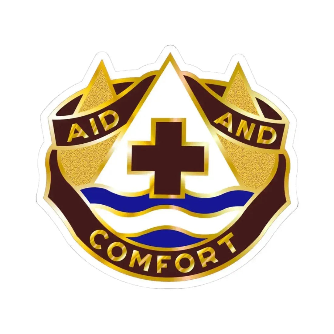 82 Field Hospital (U.S. Army) STICKER Vinyl Kiss-Cut Decal 3 Inch White - The Sticker Space