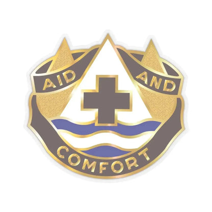 82 Field Hospital (U.S. Army) STICKER Vinyl Kiss-Cut Decal 4 Inch Transparent - The Sticker Space