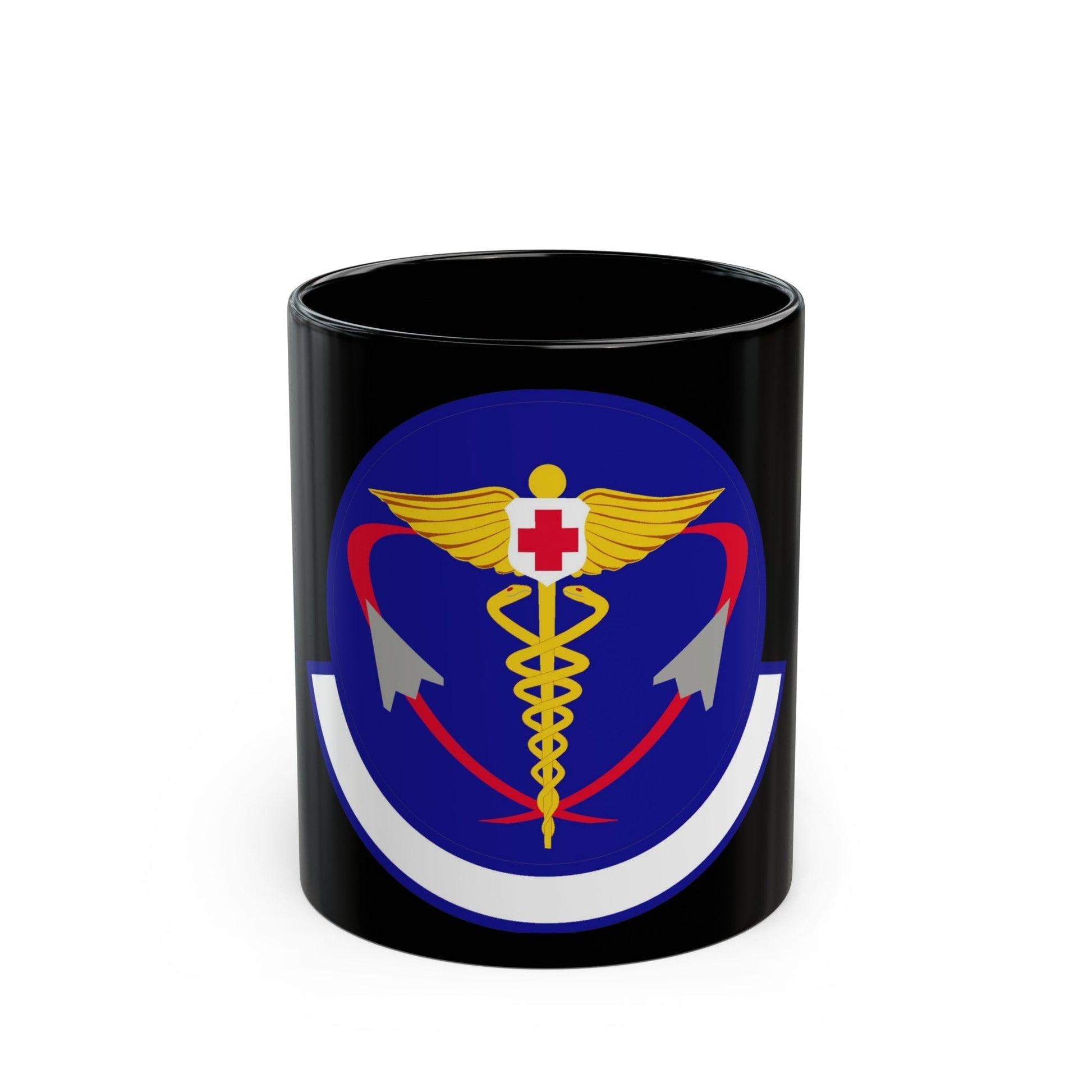 82 Operational Medical Readiness Squadron AETC (U.S. Air Force) Black Coffee Mug-11oz-The Sticker Space