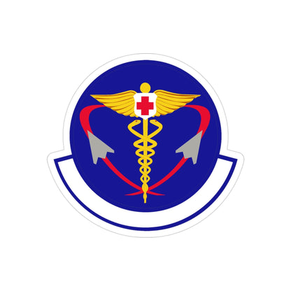 82 Operational Medical Readiness Squadron AETC (U.S. Air Force) REVERSE PRINT Transparent STICKER-3 Inch-The Sticker Space